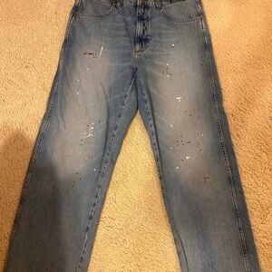 Wrangler Loose Fit Paint Splatter Jeans